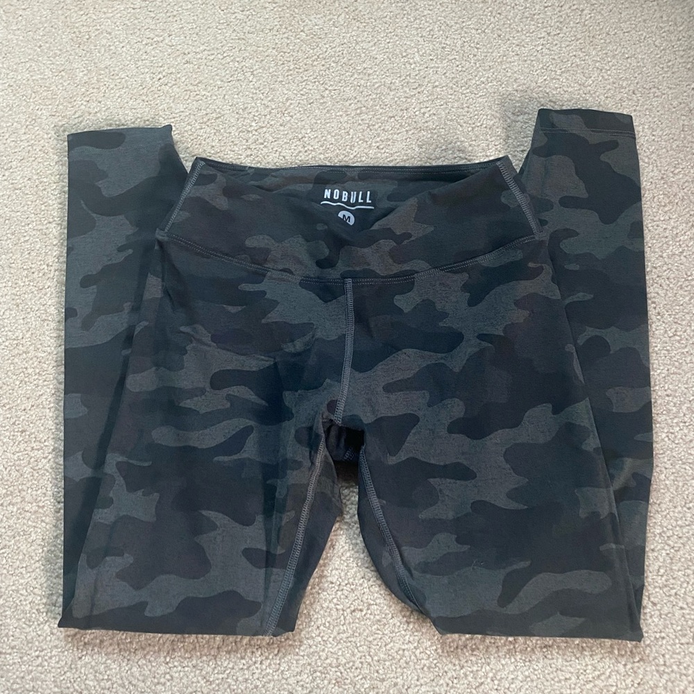 NOBULL Grey Camo Tight | Size Medium